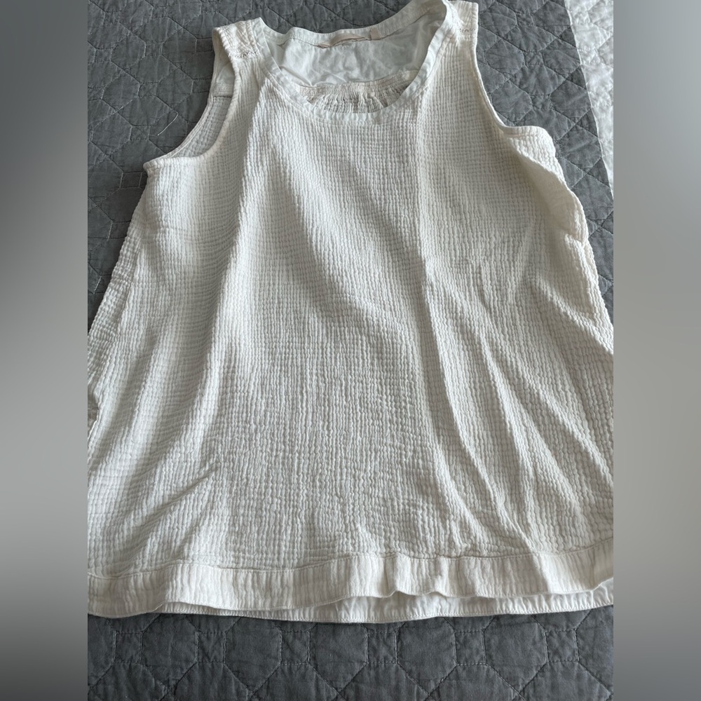 Soft surroundings top off white X-Large comfortable and great tunic